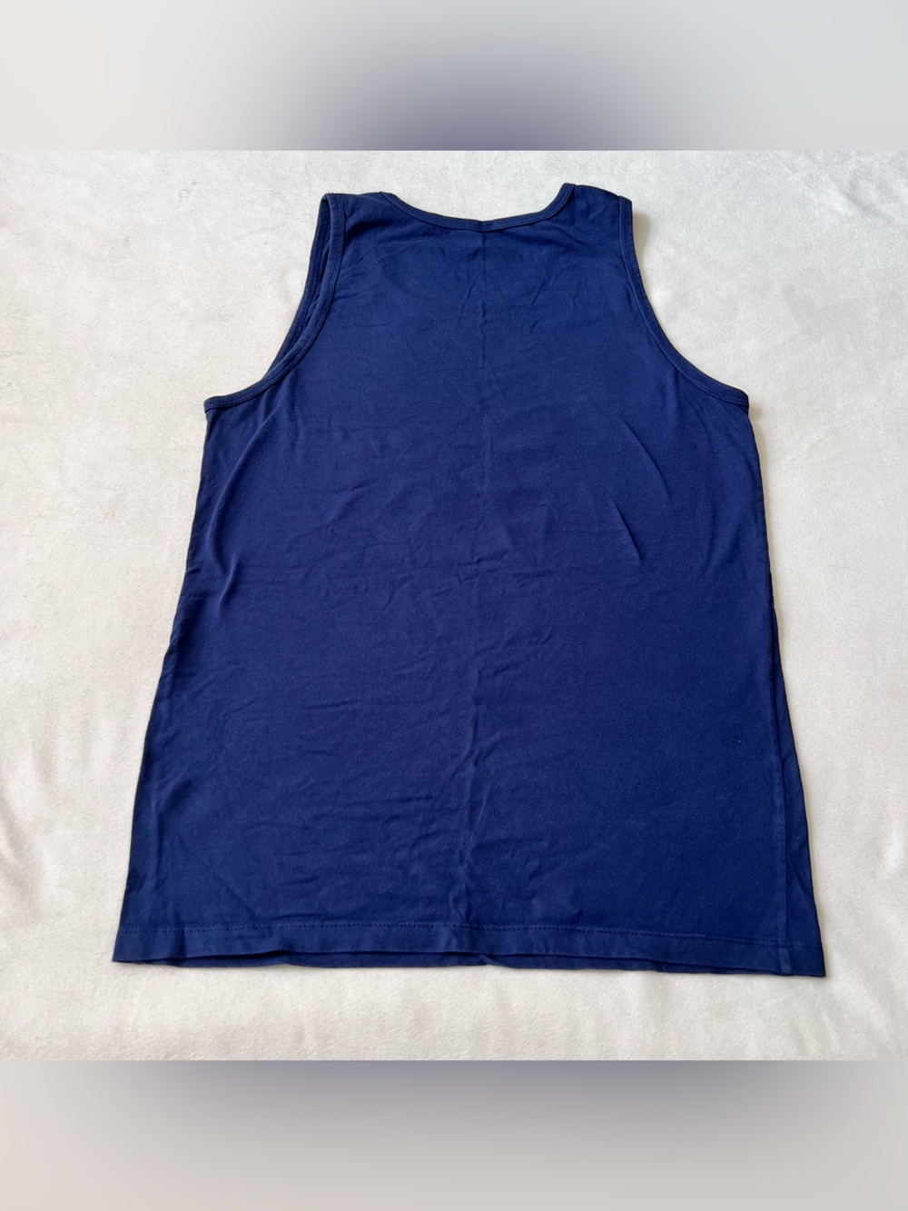 Miller Lite Navy Logo Tank Top - Men's Sleeveless Tee - Picture 6 of 6